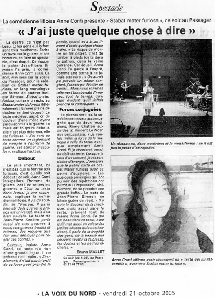 Article de presse
